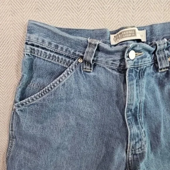 Route 66 Jeans Men's Size 32x34 Light Wash Denim Carpenter Boot Cut 100% Cotton - Picture 11 of 16